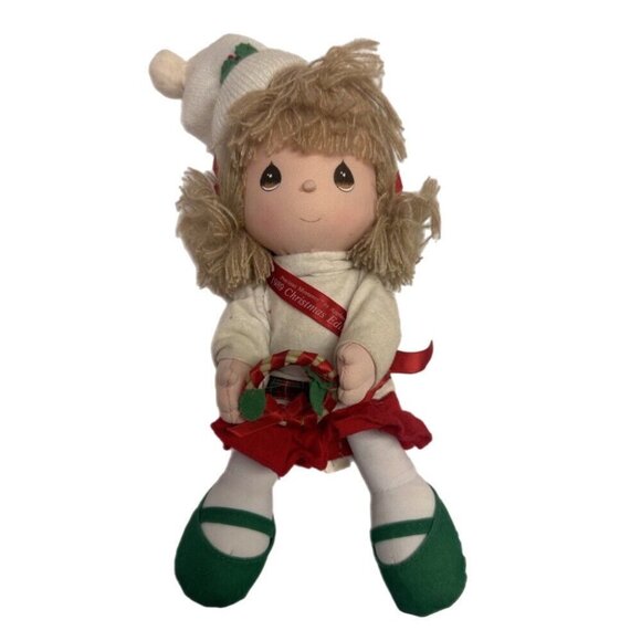 Precious Moments Missy 1989 Christmas Edition Doll by Applause 11" - Picture 2 of 9